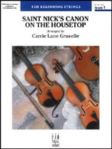 Saint Nick's Canon on the Housetop Orchestra sheet music cover